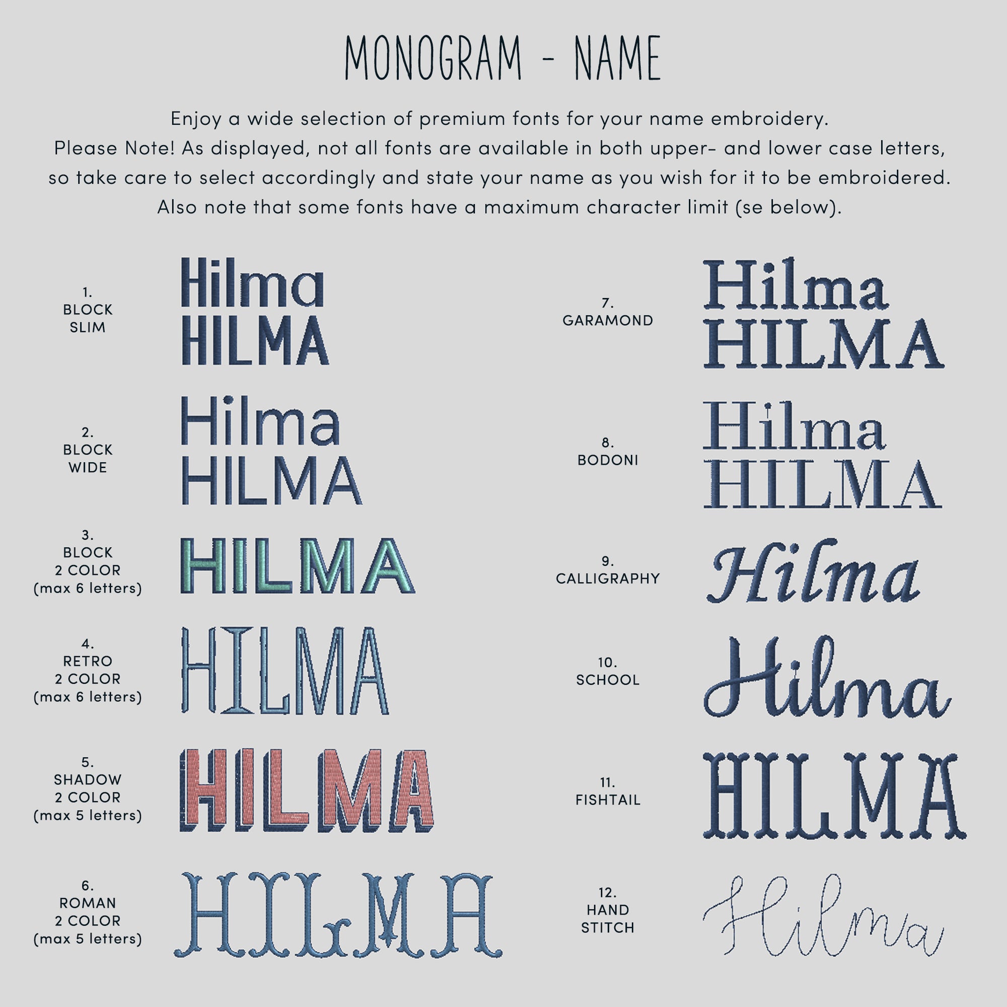 Monogram - Name