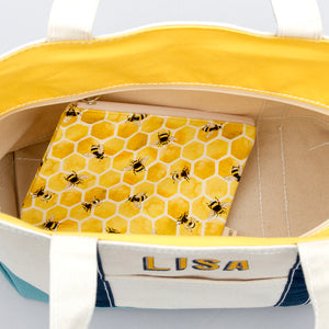 Multi Tote Bag - Lisbon Yellow - Inside
